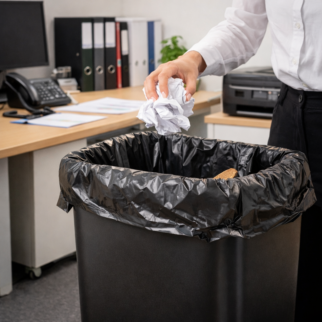 Heavy Duty Refuse Sacks 100L – 50 Strong Eco Friendly Bin Bags Roll