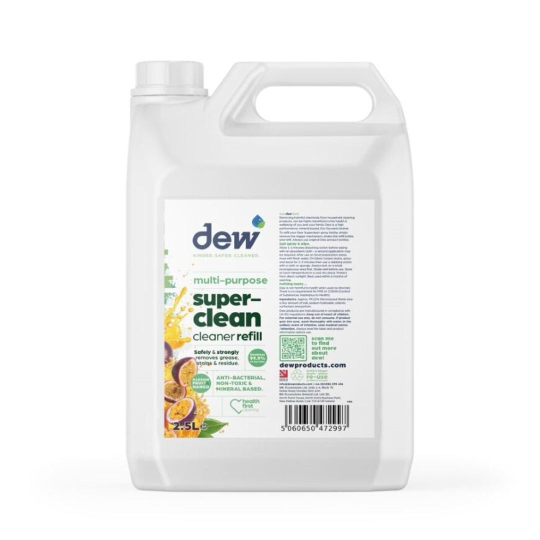 Dew Multi-Purpose Superclean Passion Fruit & Mango All-Purpose Cleaner and Degreaser | Refillable