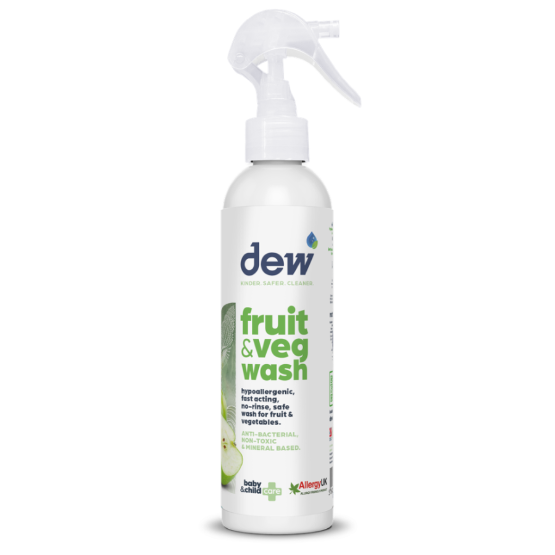 Dew Fruit & Veg Wash – No-Rinse Pesticide Remover | Refillable