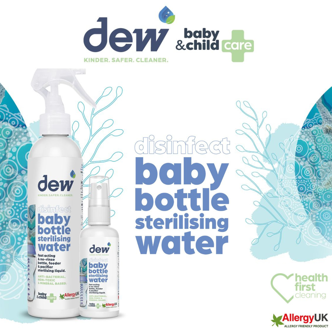 Dew Disinfect Baby Bottle Sterilising Water | Refillable