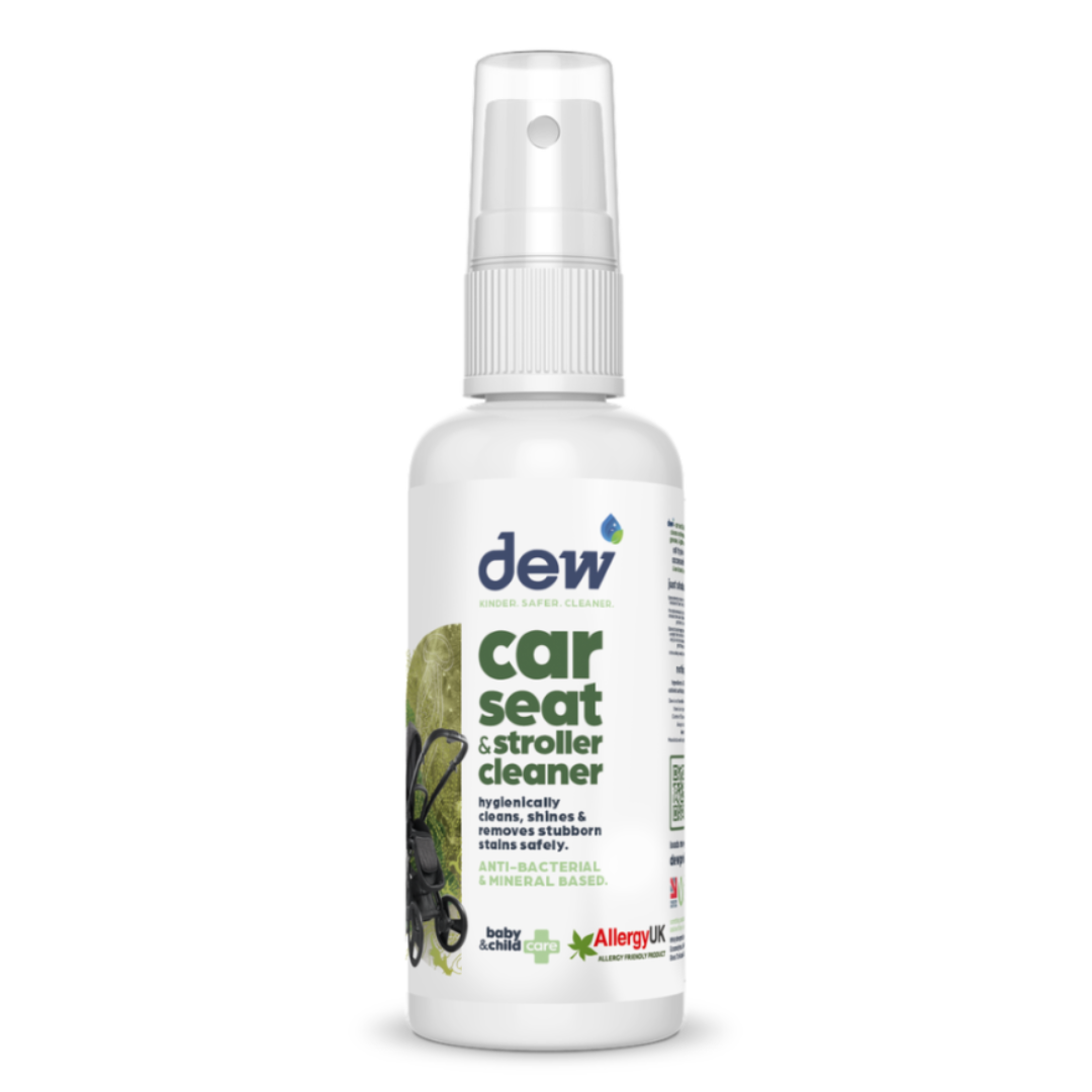 Dew Car Seat & Stroller Cleaner –Safer Cleaning, Mineral Formula | Refillable