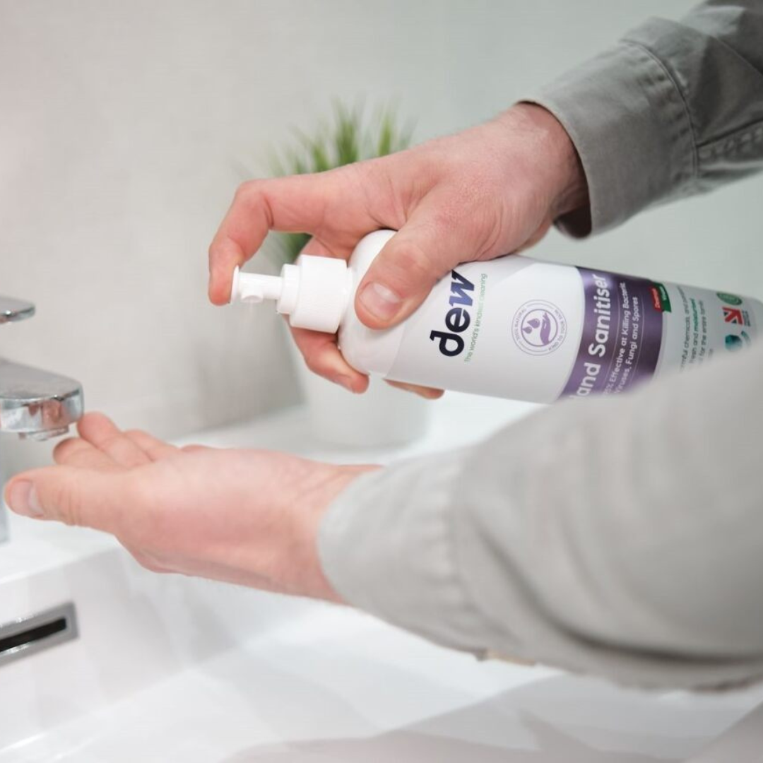 Dew Hand Cleansing Water – 100% Mineral & Alcohol Free 500ML and Refill 2.5Litre