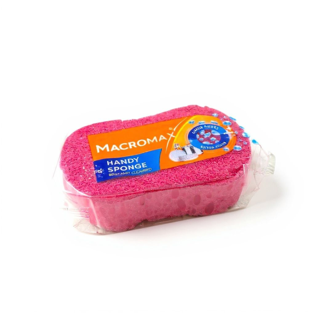 Macromax Handy Sponge – High-Performance Foam Cleaning Sponge with Durable Non-Scratch Surface and Ergonomic Design