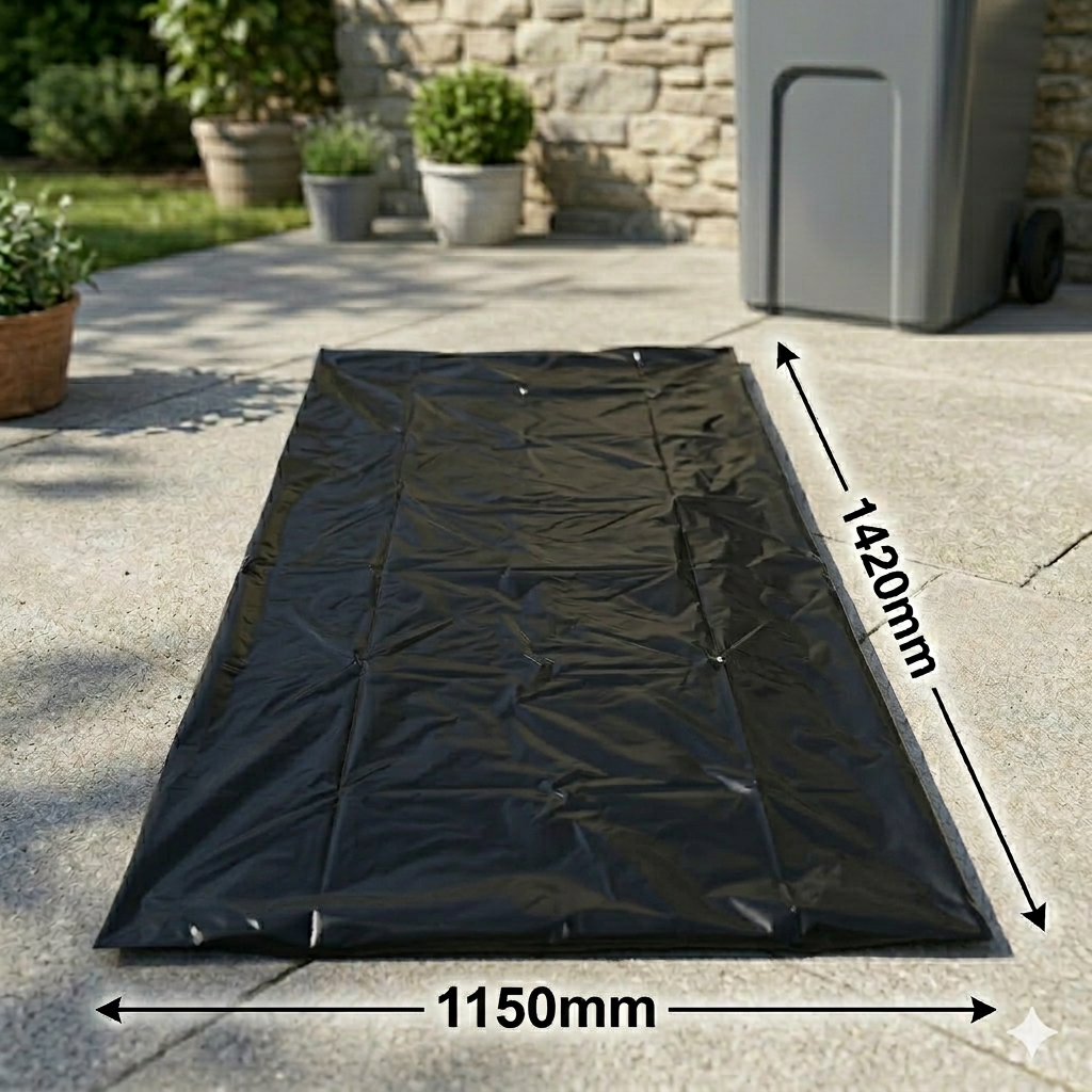 24 x Eco360 Wheelie Bin Liners 610 x 1150 x 1420mm 240L - 20mu - 80 Gauge