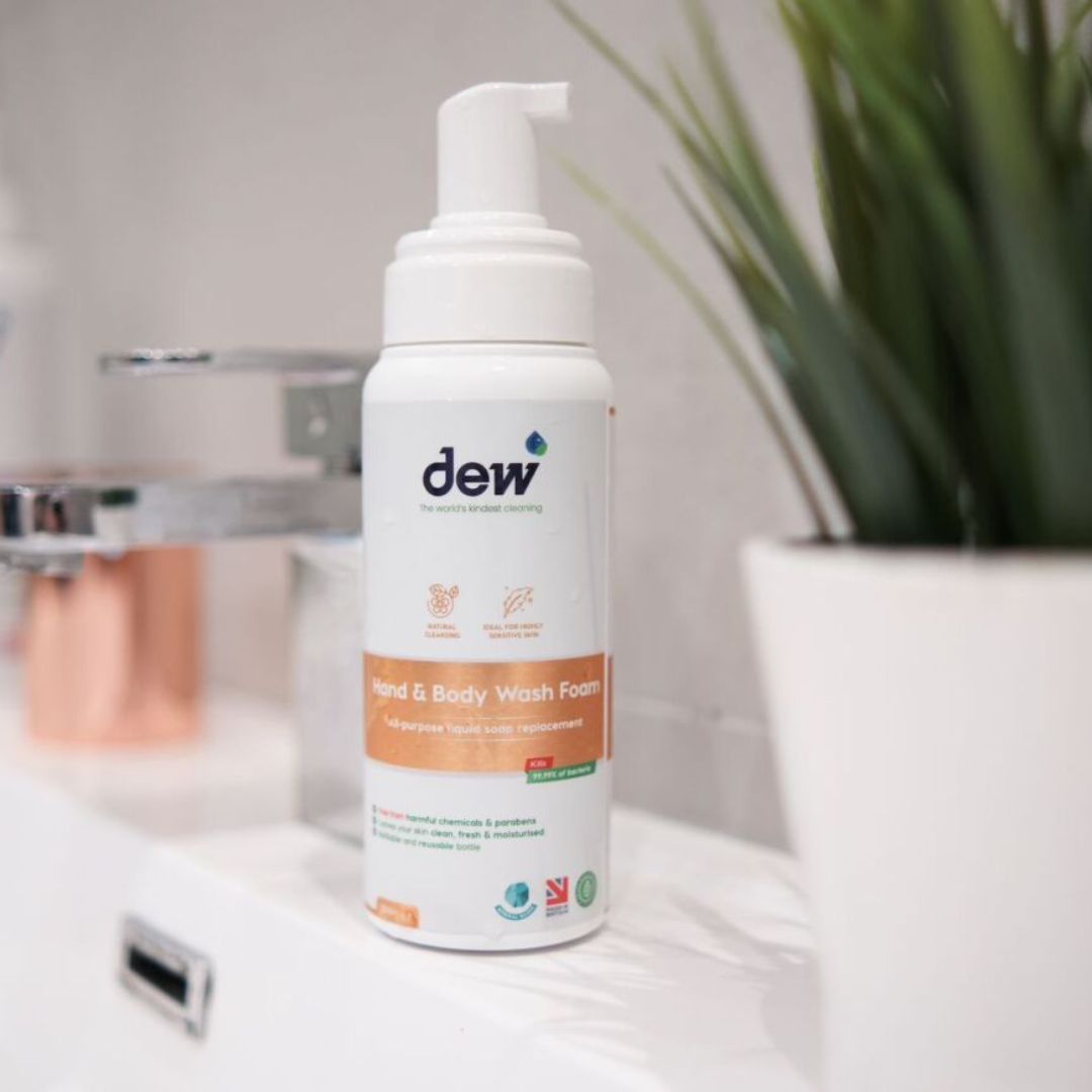 Dew Hand & Body Wash Foam Passion Fruit & Mango – Natural Multi-Use Cleanser Refill 2.5L