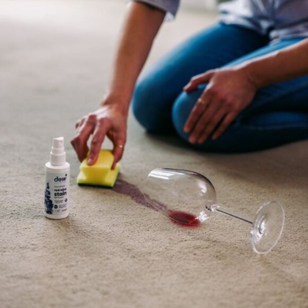 Dew Household Red Wine Stain Remover – Non-Toxic & Allergy UK Certified | Refillable