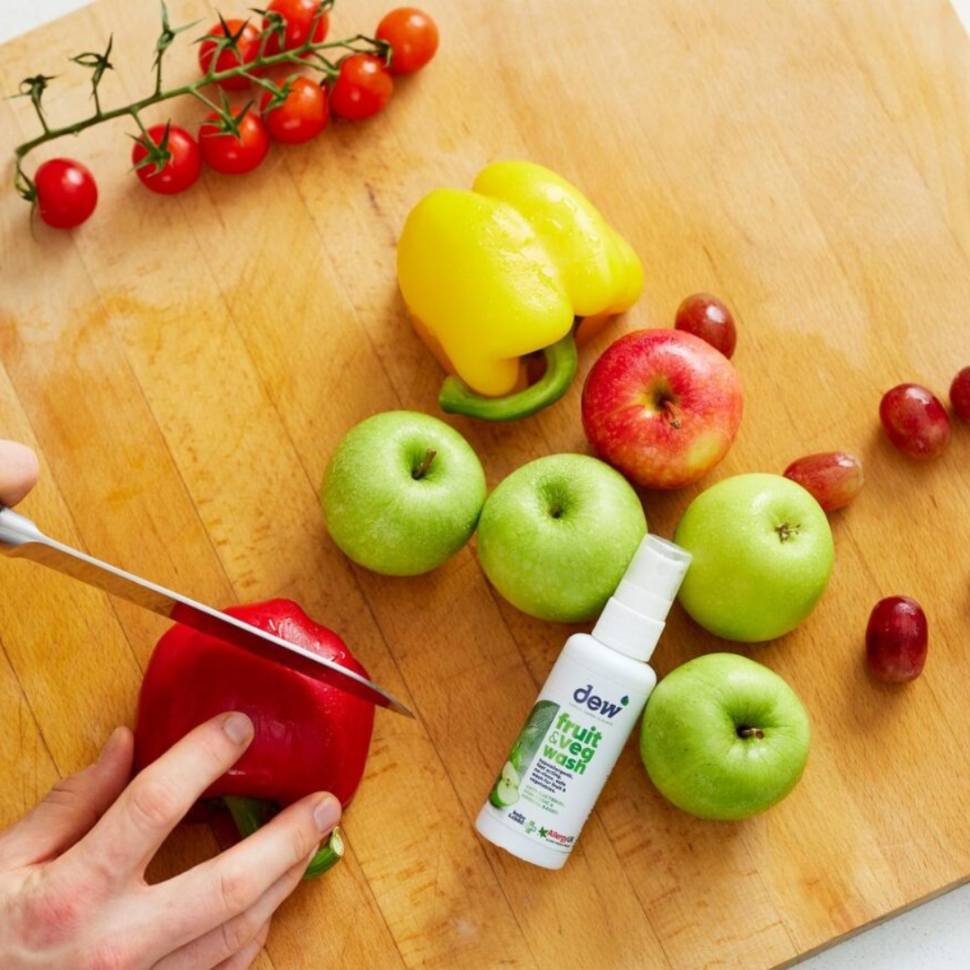 Dew Fruit & Veg Wash – No-Rinse Pesticide Remover | Refillable