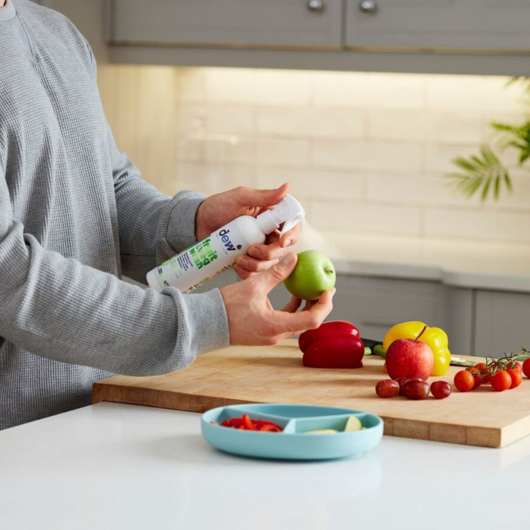 Dew Fruit & Veg Wash – No-Rinse Pesticide Remover | Refillable