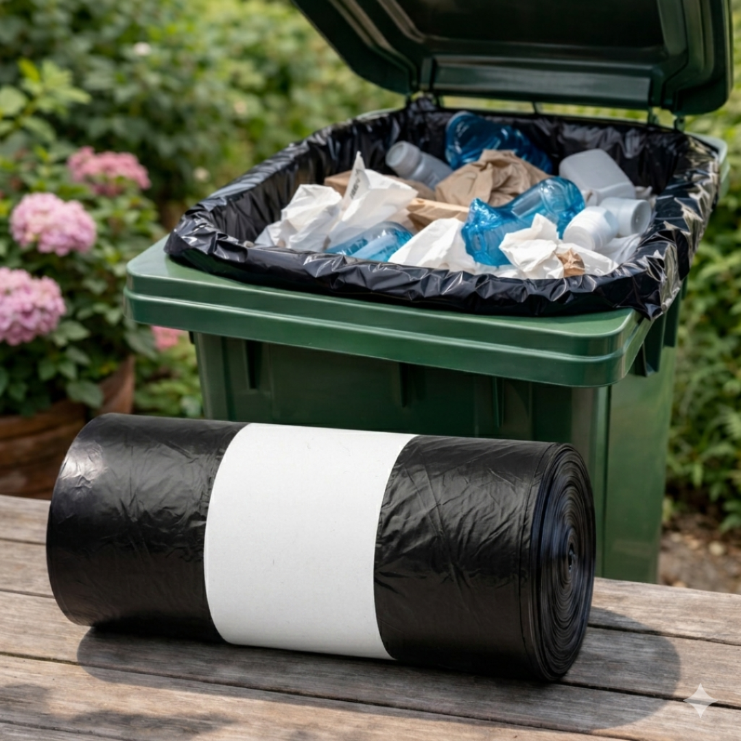 24 x Eco360 Wheelie Bin Liners 610 x 1150 x 1420mm 240L - 20mu - 80 Gauge