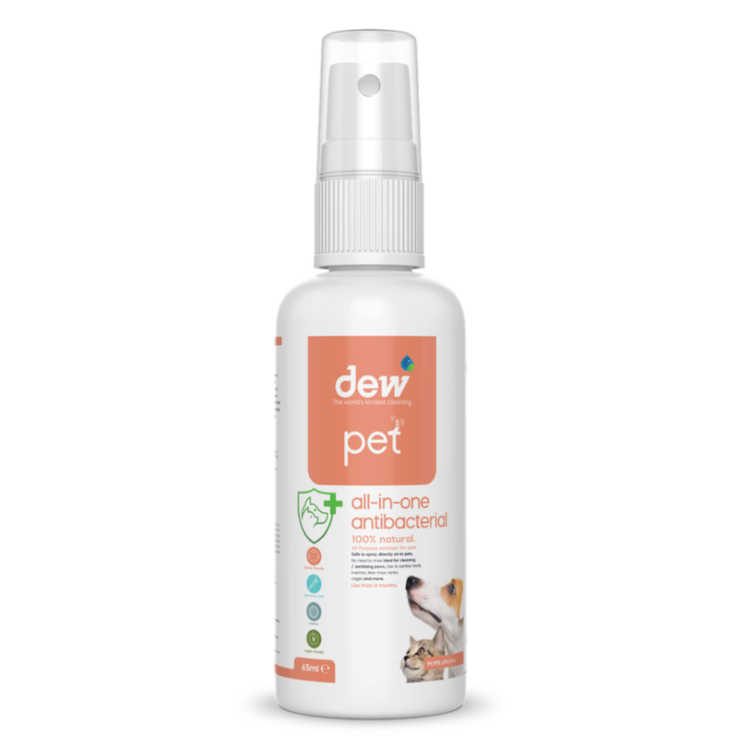 Dew Pet All-In-One Antibacterial – 100% Mineral & Fast Acting General Purspose Cleanser | Refillable