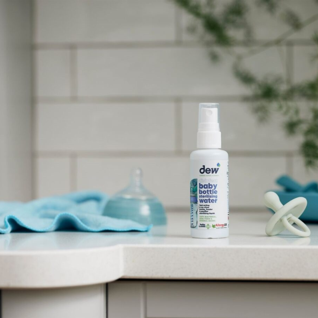 Dew Disinfect Baby Bottle Sterilising Water | Refillable
