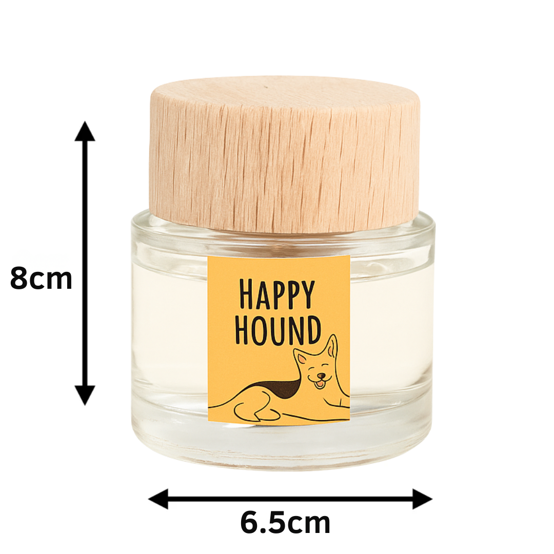 Happy Hound Pet 360 Paws Odour Neutralising Diffuser – Fresh Jasmine & Tonka (80ml) | AromaGuard™ No-Spill Design