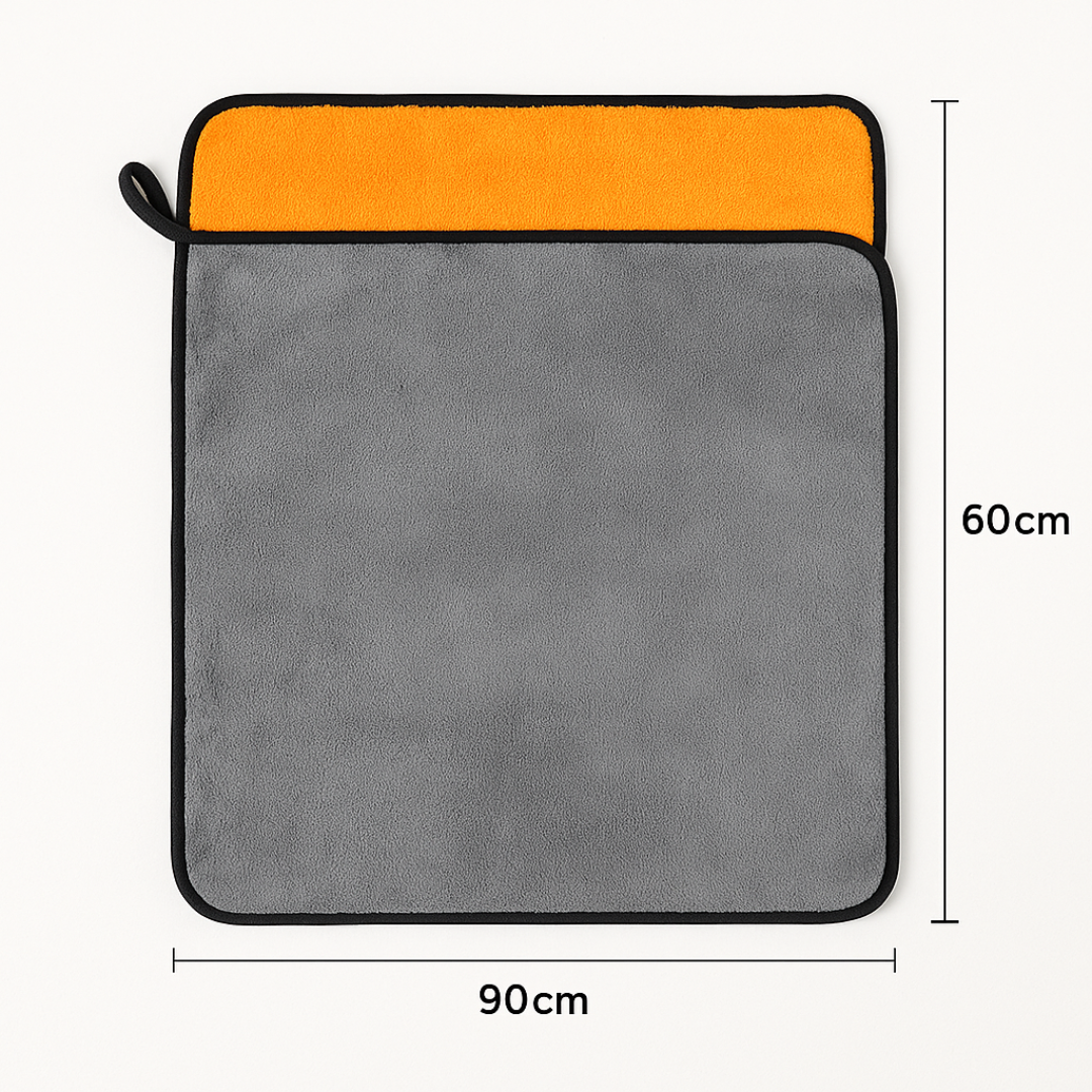 Giant Microfibre Cloth Double Sided Super Absorbent Lint Free (90cm x 60cm)