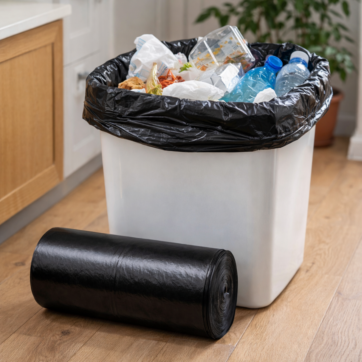 Eco 360 Heavy Duty Refuse Sacks 50L Black – 30 Roll