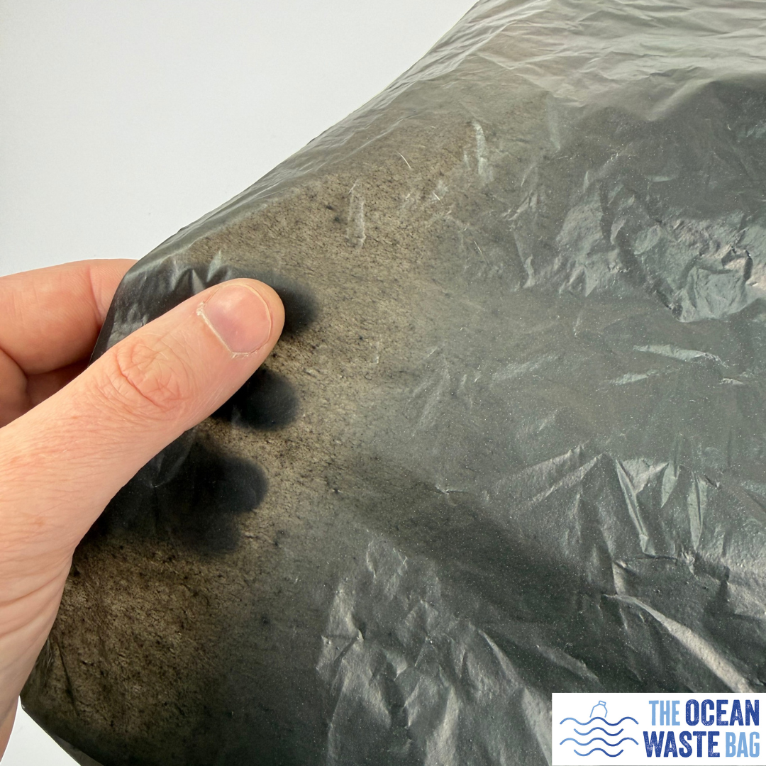 Ocean Waste Sacks 200 Pack Medium Duty 24mu 457 x 736 x 965mm Flat Pack Bags 90L