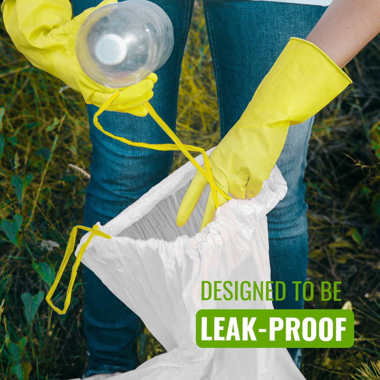 Lemon Scented Kitchen Drawstring Bin Liner Brabantia and Simple Human compatible