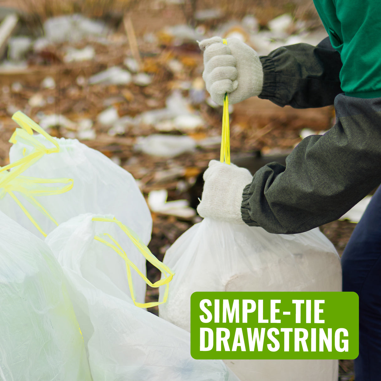 Lemon Scented Kitchen Drawstring Bin Liner Brabantia and Simple Human compatible