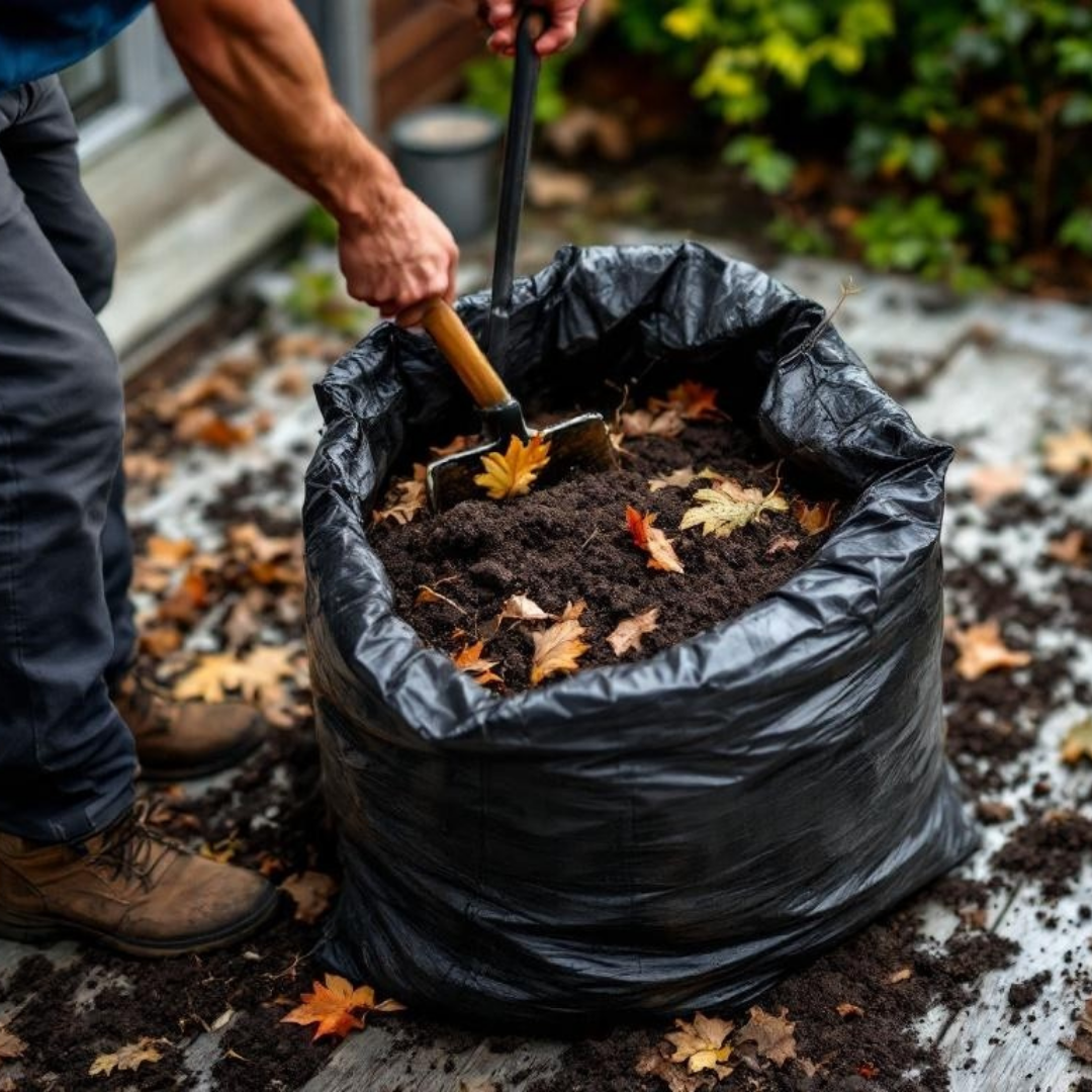 Rubble Sacks Black 100 mu Box of 100 bags Tough100