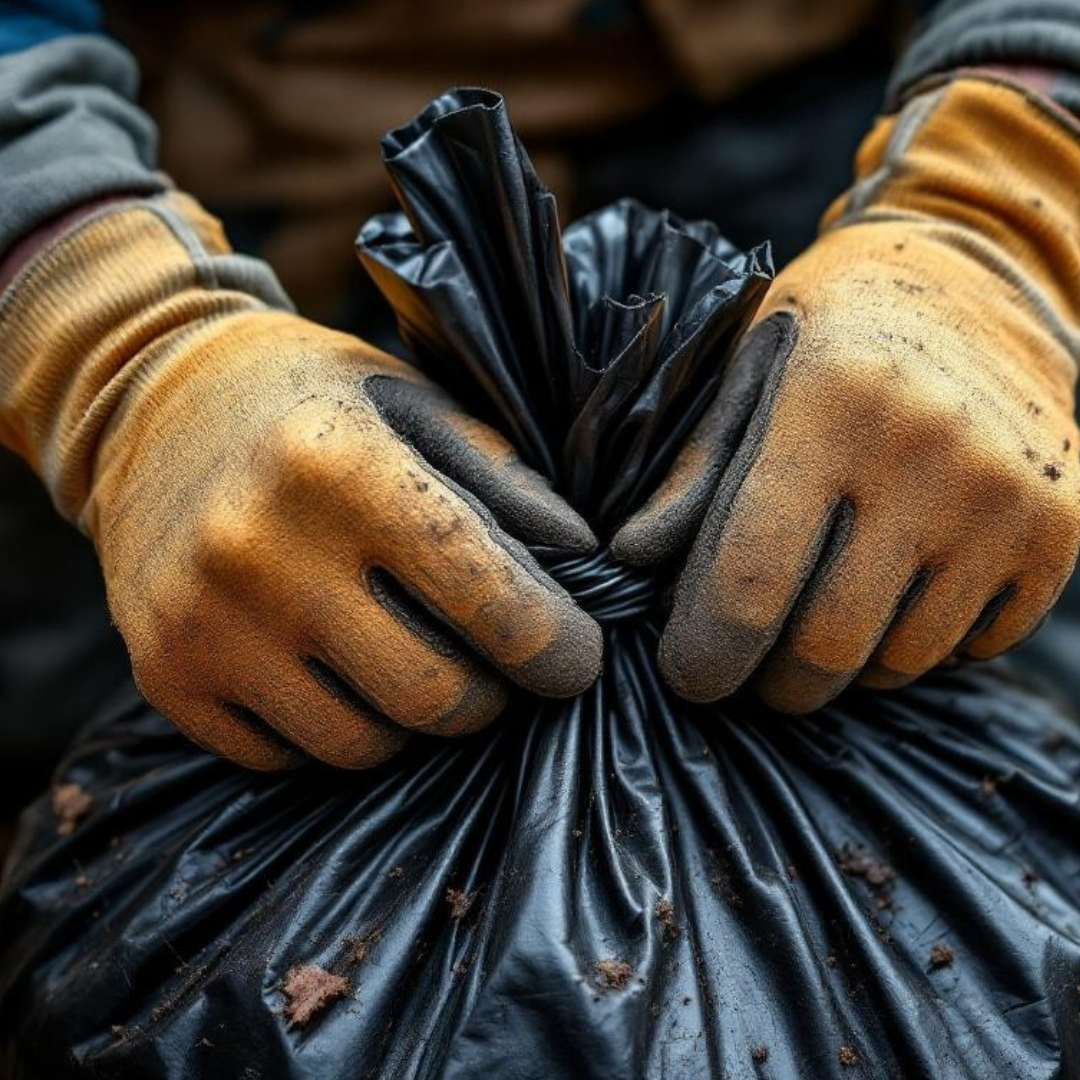 Rubble Sacks Black 100 mu Box of 100 bags Tough100