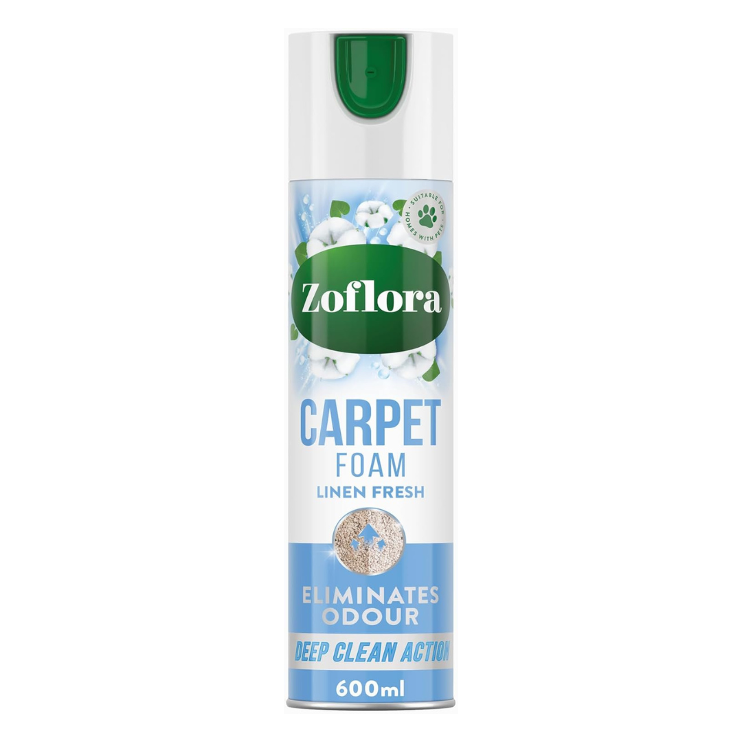 Zoflora Linen Fresh Carpet Fresh & Care Foam 600ml