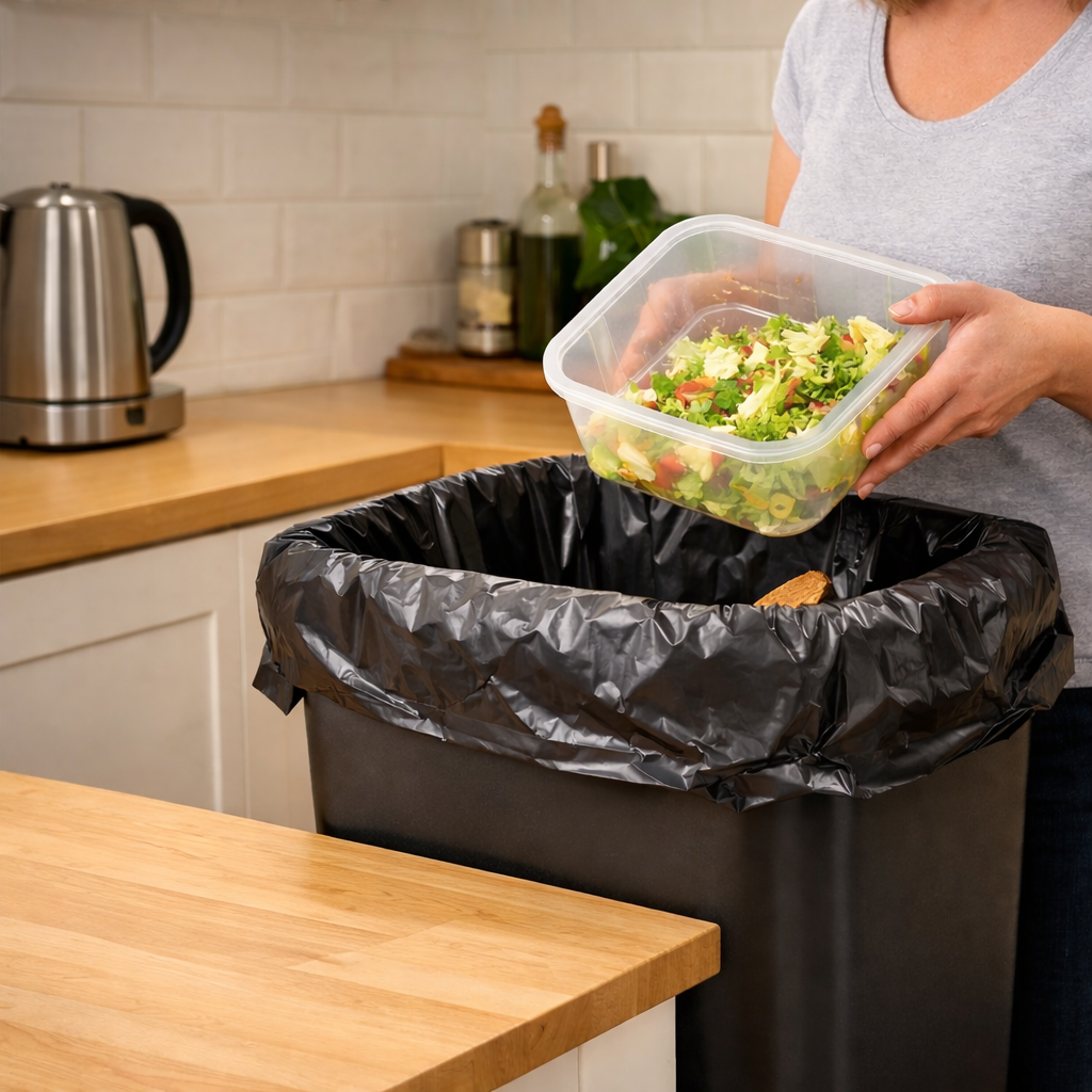 Heavy Duty Refuse Sacks 100L – 50 Strong Eco Friendly Bin Bags Roll