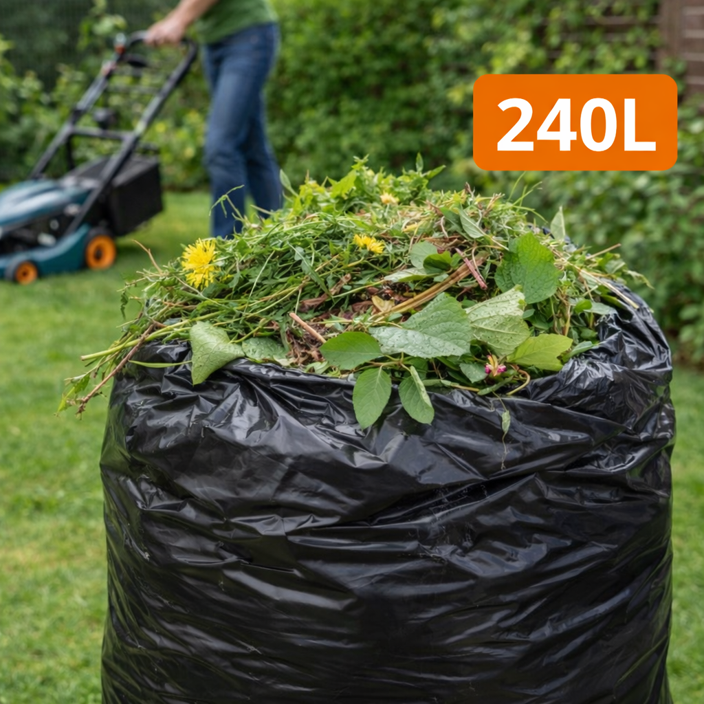 Eco 360 Everyday Wheelie Bin Liners 240L – 98% Recycled, Heavy Duty, 20 Roll