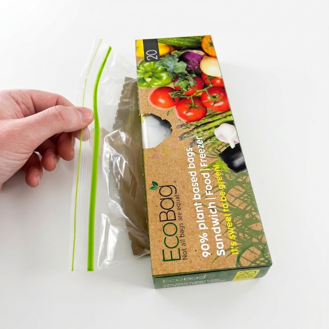 20 x 90% Plant Based Bags - Sandwich - Food - Freezer Bags