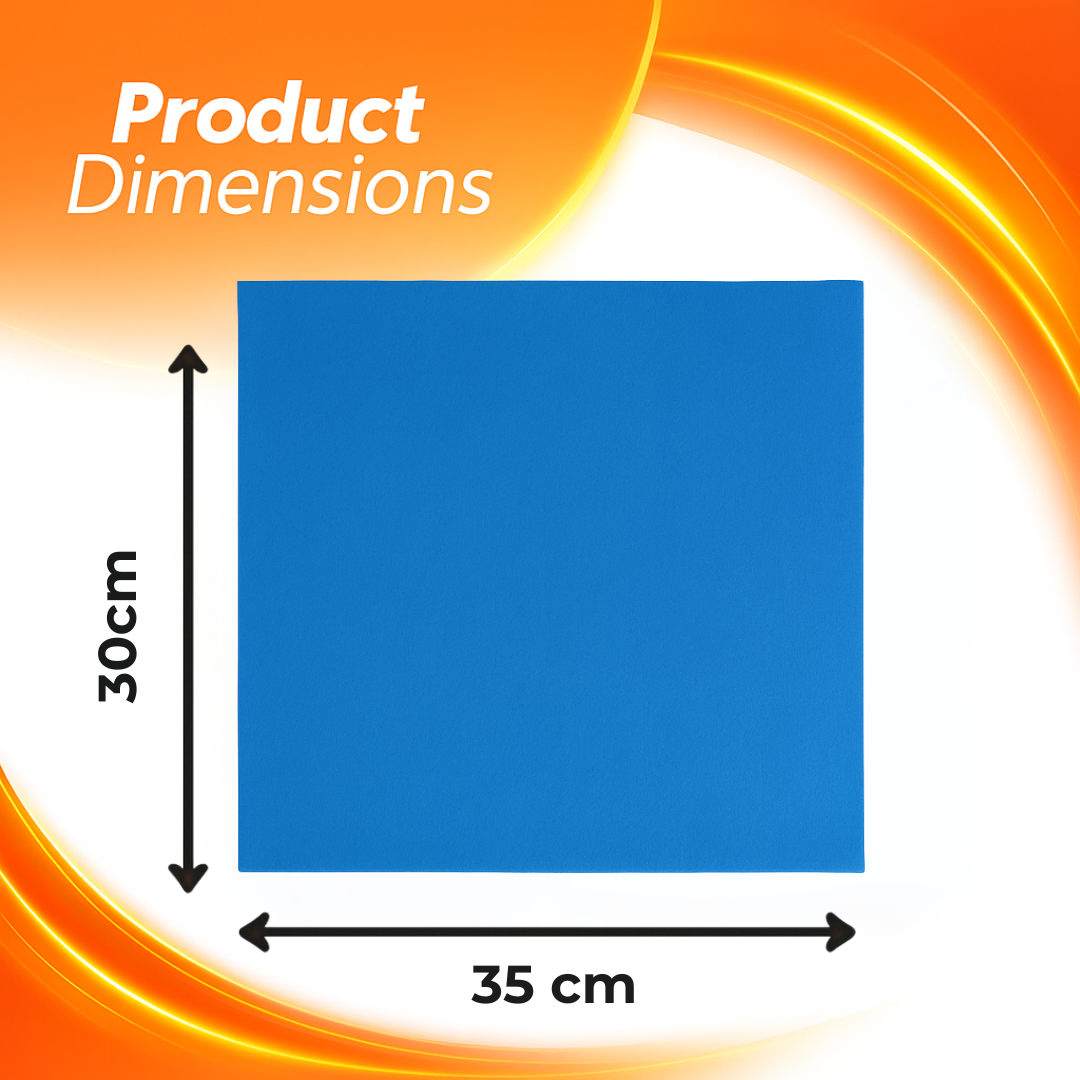 Macromax Microfiber Glass Cloths – 2 Pack | 100% Microfiber, Lint-Free & Streak-Free Glass Cleaning