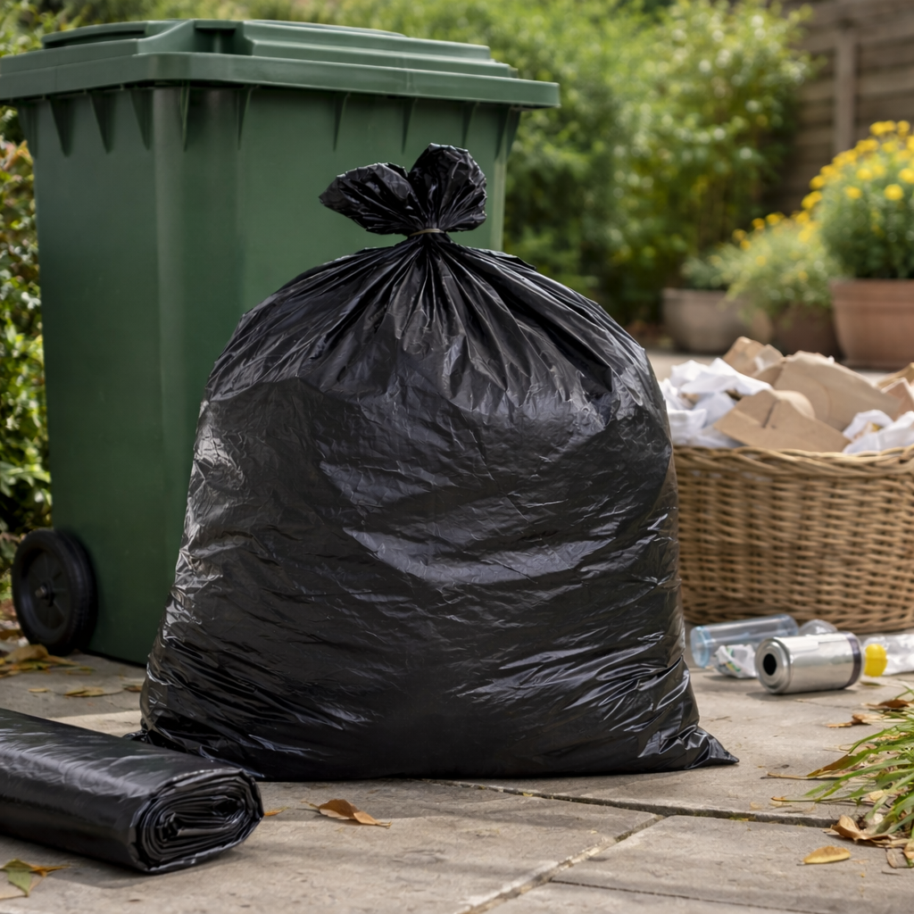 Eco 360 Super Strong Refuse Sacks 90L – 50 Pack Recycled Bin Bags