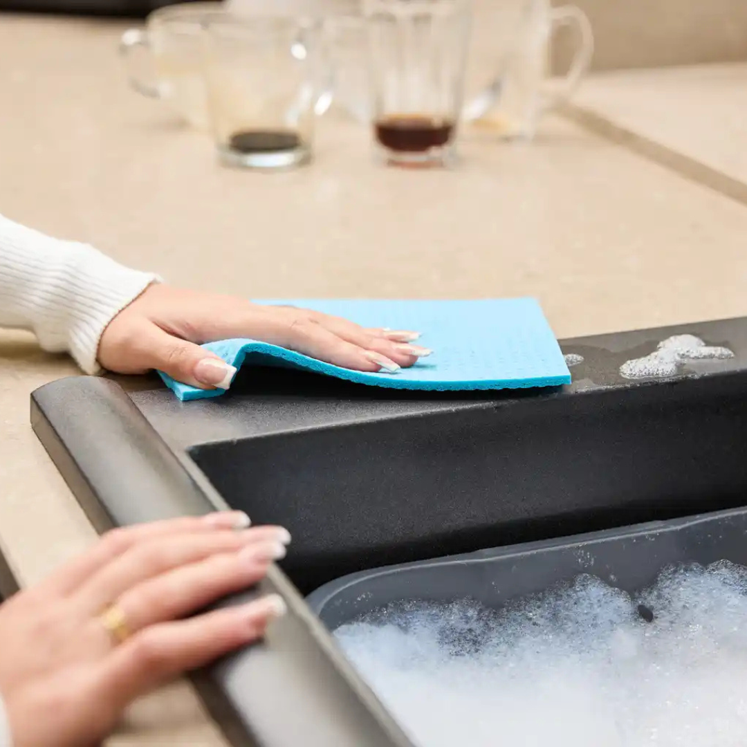 MACROMAX ULTRA SPONGE CLOTH (3 Pack) |Super Absorbent, Instant-Drying Cleaning Cloths