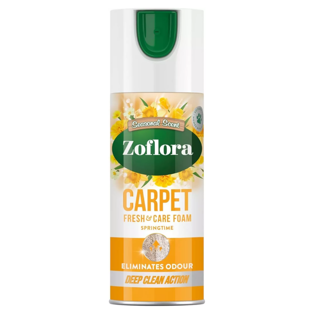Zoflora Springtime Carpet Fresh & Care Foam 400ml
