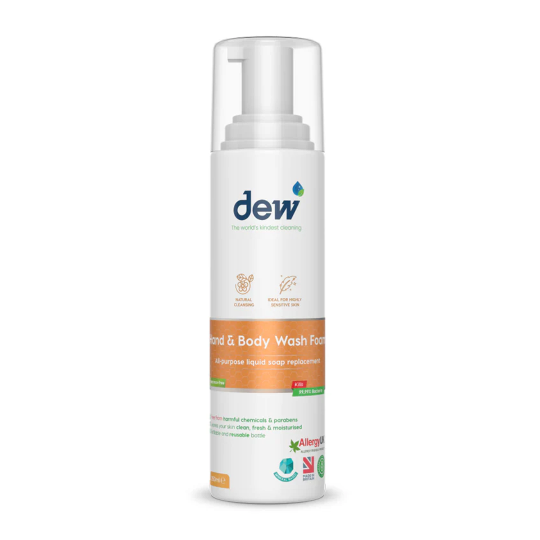 Dew Hand & Body Wash Foam Fragrance Free 250ml