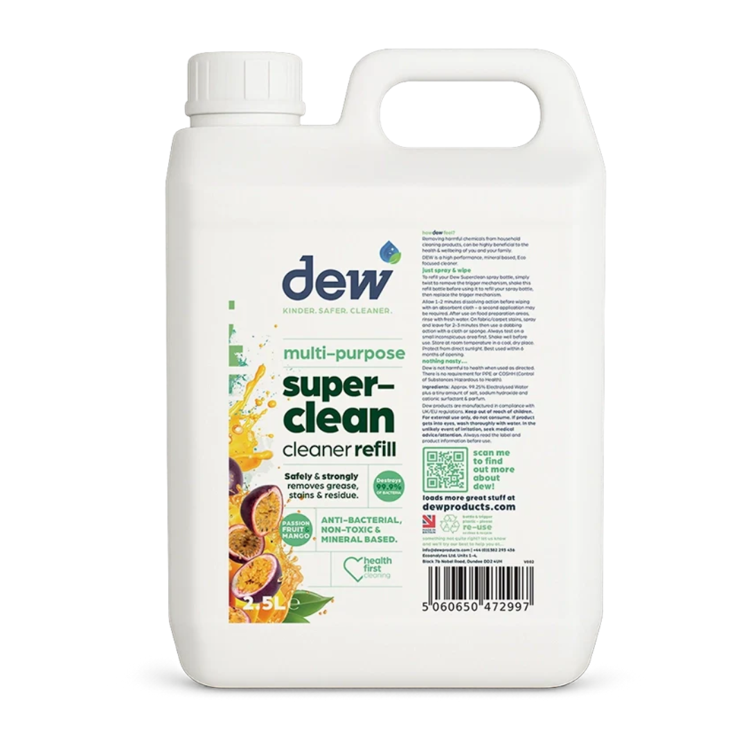 Dew Superclean Passionfruit & Mango Refill 2.5L
