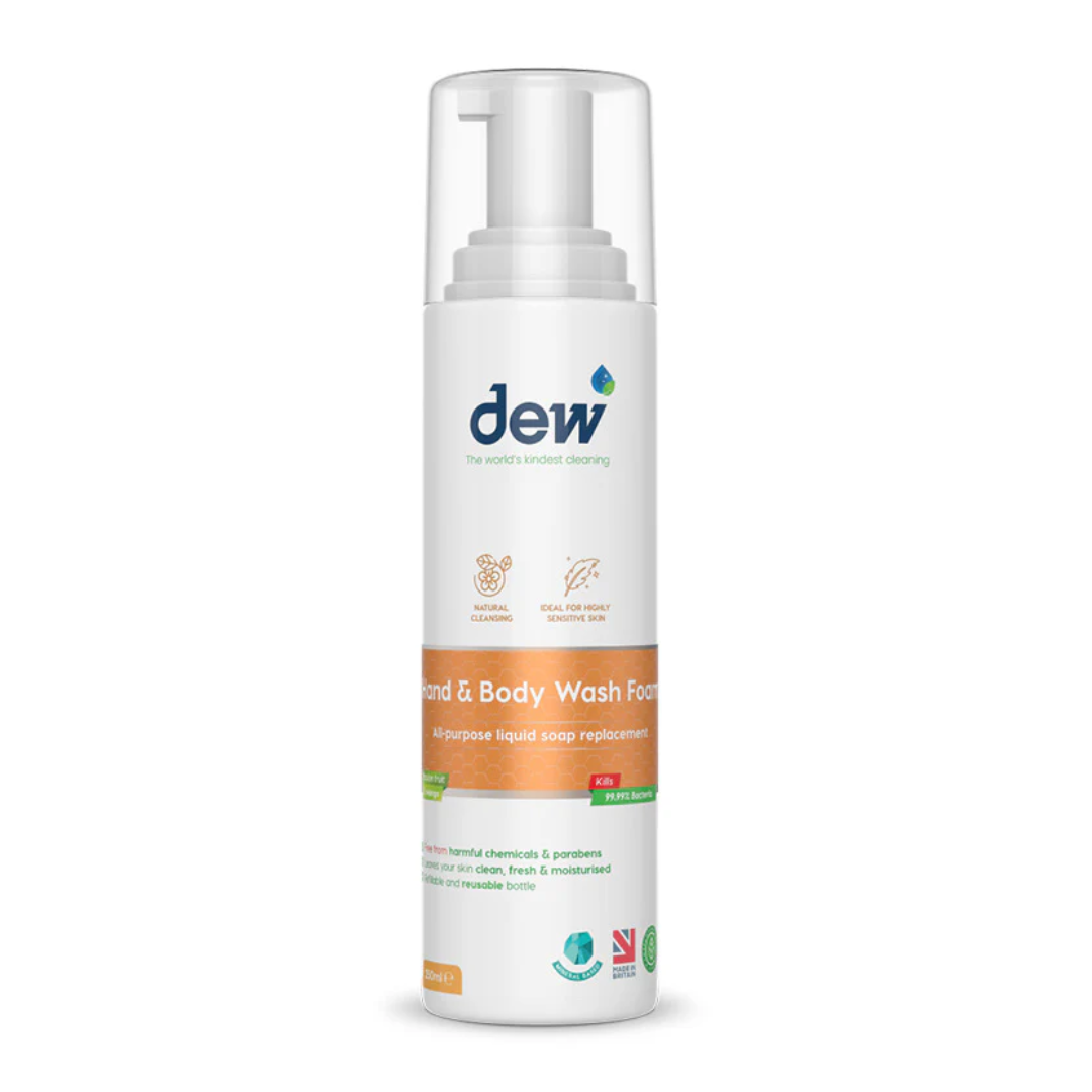 Dew Hand & Body Wash Foam Passionfruit & Mango 250ml
