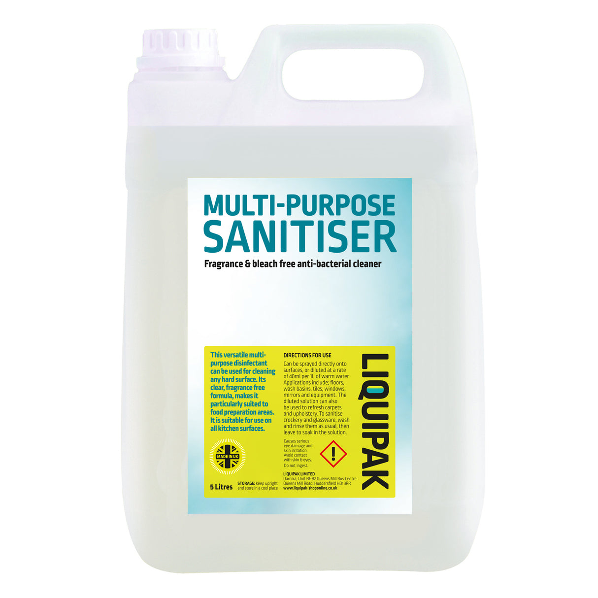 Multi Purpose Sanitiser 5L