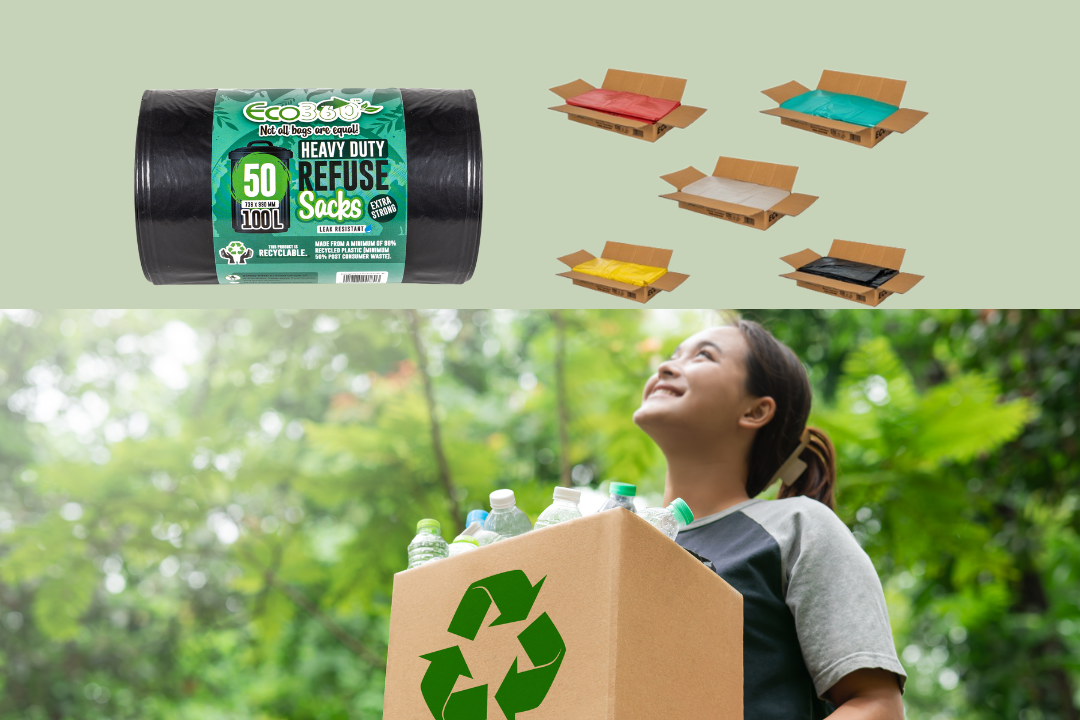 Greening Our Future: The Remarkable Benefits of 98% Recycled Plastic Bags
