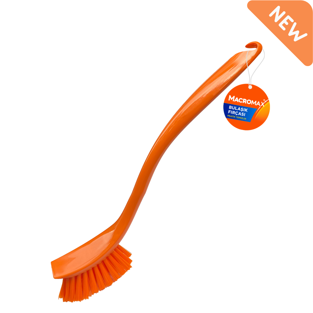 MACROMAX Non-Scratch Dish Brush for Practical, Multi-Surface Cleaning