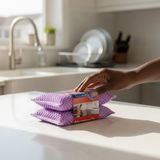 Macromax Magico Sponge 2 pack – Non-Scratch Honeycomb Dirt Remover for Multi-Surface Cleaning