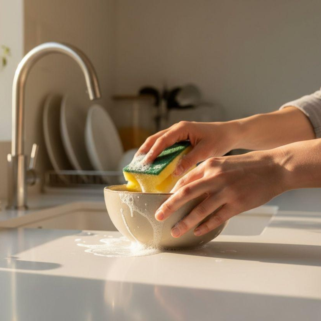 MACROMAX Classic Green Sponge – Nail Saver (5 Pack) | Maximum Quality & Durable Cleaning Texture