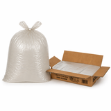ECO345C Extra Heavy Duty Clear Bin bags 200 20kg 18x29x38