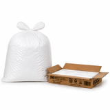 White Medium Duty Refuse Sacks (200pk) 18x29x38" recycled material