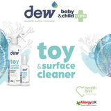Dew Toy & Surface Cleaner – Non-Toxic, Hypoallergenic, 99.9% Effective | Refillable