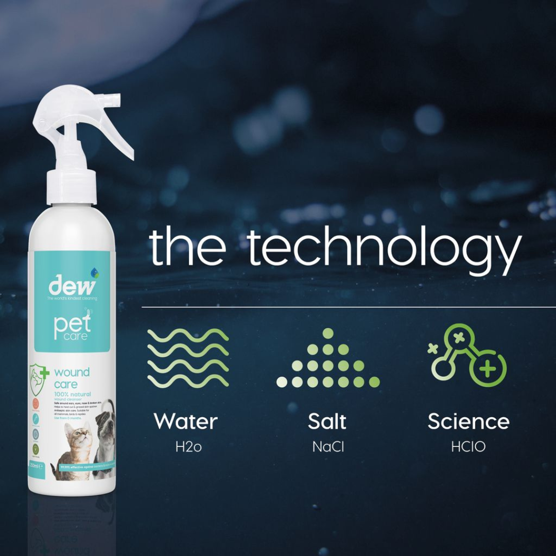 Dew First Aid Spray for Pets – 100% Mineral & Hypoallergenic 250ml