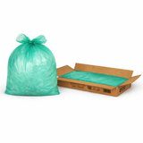 Green Medium Duty Refuse Sacks 18x29x38" 18 Micron Recycled Bin Bags, 10kg