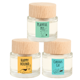 360 Paws Diffuser Trio – Pet Odour Neutralising 3-Pack with Lavender & Neroli, Jasmine & Tonka, Cotton & Musk (80ml Each)