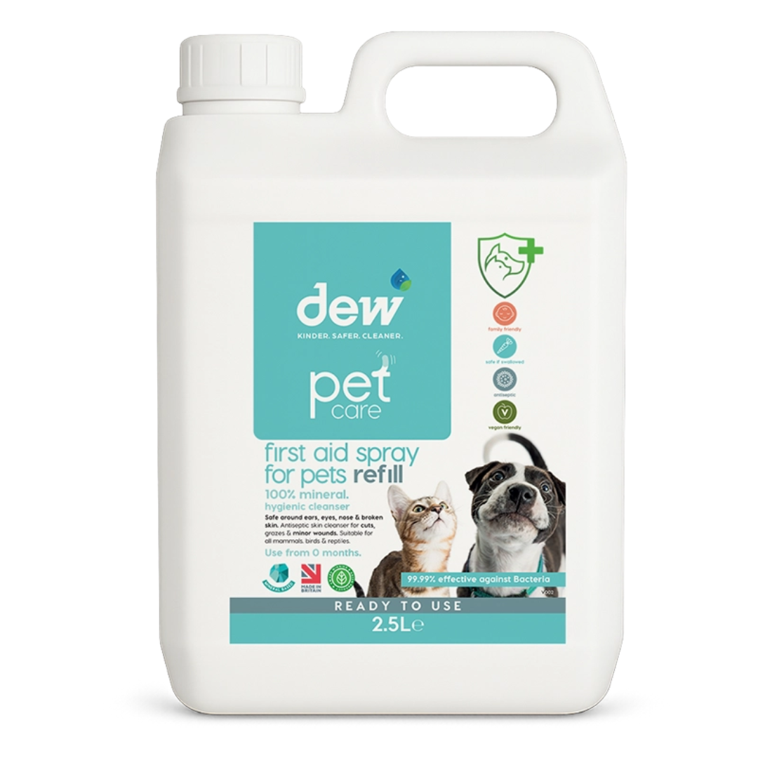 Dew First Aid Spray for Pets – 100% Mineral & Hypoallergenic 250ml