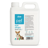 Dew Pet Eye Drops – 100% Mineral, Kind & Gentle Cleansing 65ML and 2.5 Litre refill