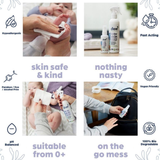 Dew Baby Skin Cleansing Water – Hypoallergenic, Anti-Bac, No-Rinse | Refillable