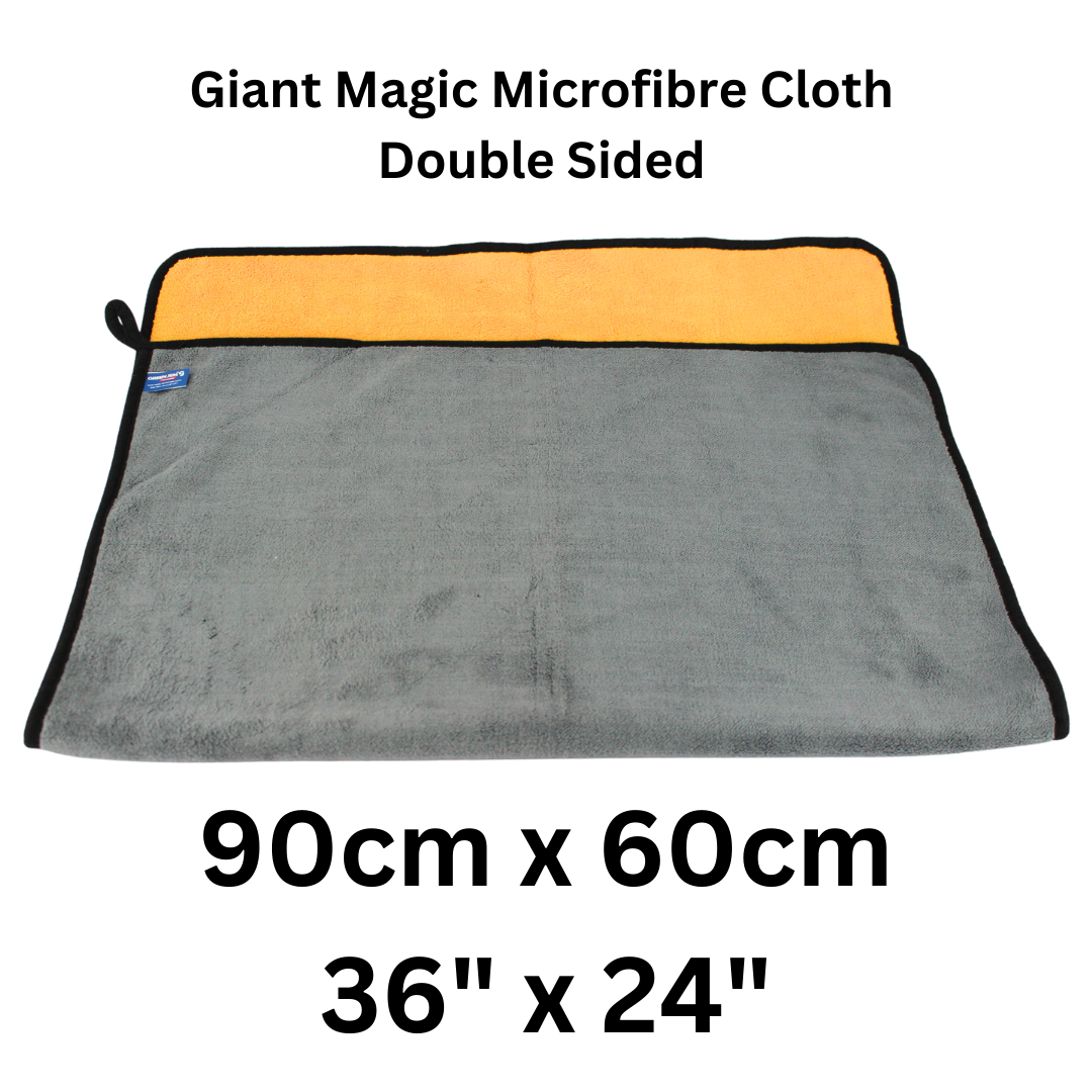 Giant Microfibre Cloth Double Sided Super Absorbent Lint Free (90cm x 60cm)