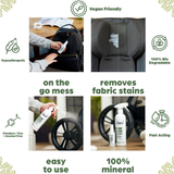 Dew Car Seat & Stroller Cleaner –Safer Cleaning, Mineral Formula | Refillable